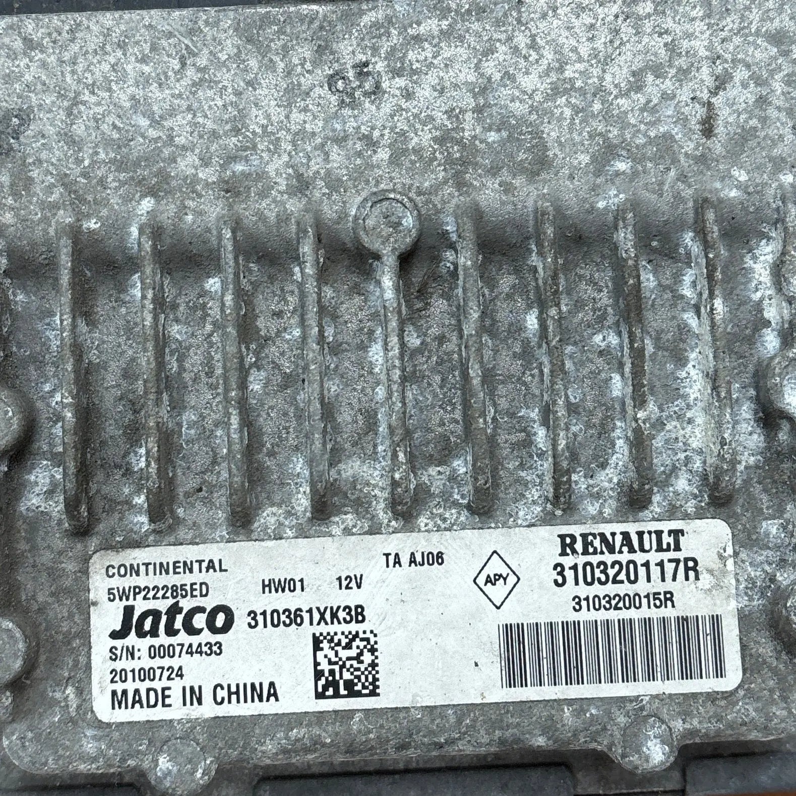 CALCULATEUR DE BOITE TA AJ06 5WP22285ED 310320117R 310320015R RENAULT Ma boutique