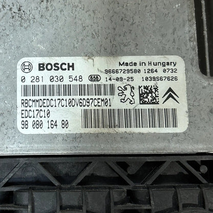CALCULATEUR MOTEUR EDC17C10 0281030548 9808016480 PEUGEOT Ma boutique