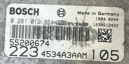 CALCULATEUR MOTEUR EDC16C39 0281012864 55200674 FIAT Ma boutique