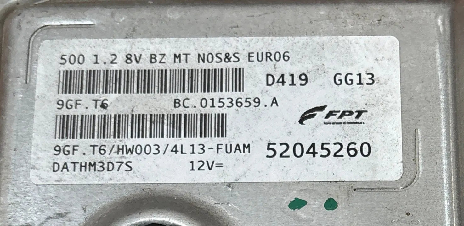 CALCULATEUR MOTEUR IAW 9GF.T6 52045260 HWN01 FIAT Ma boutique