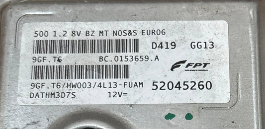 CALCULATEUR MOTEUR IAW 9GF.T6 52045260 HWN01 FIAT Ma boutique