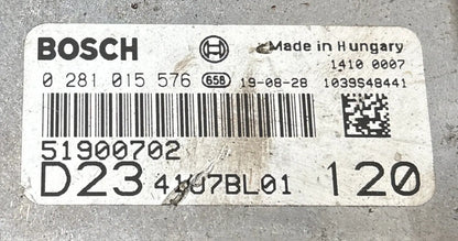 CALCULATEUR MOTEUR EDC16C39 0281015576 51900702 FIAT Ma boutique
