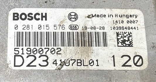 CALCULATEUR MOTEUR EDC16C39 0281015576 51900702 FIAT Ma boutique