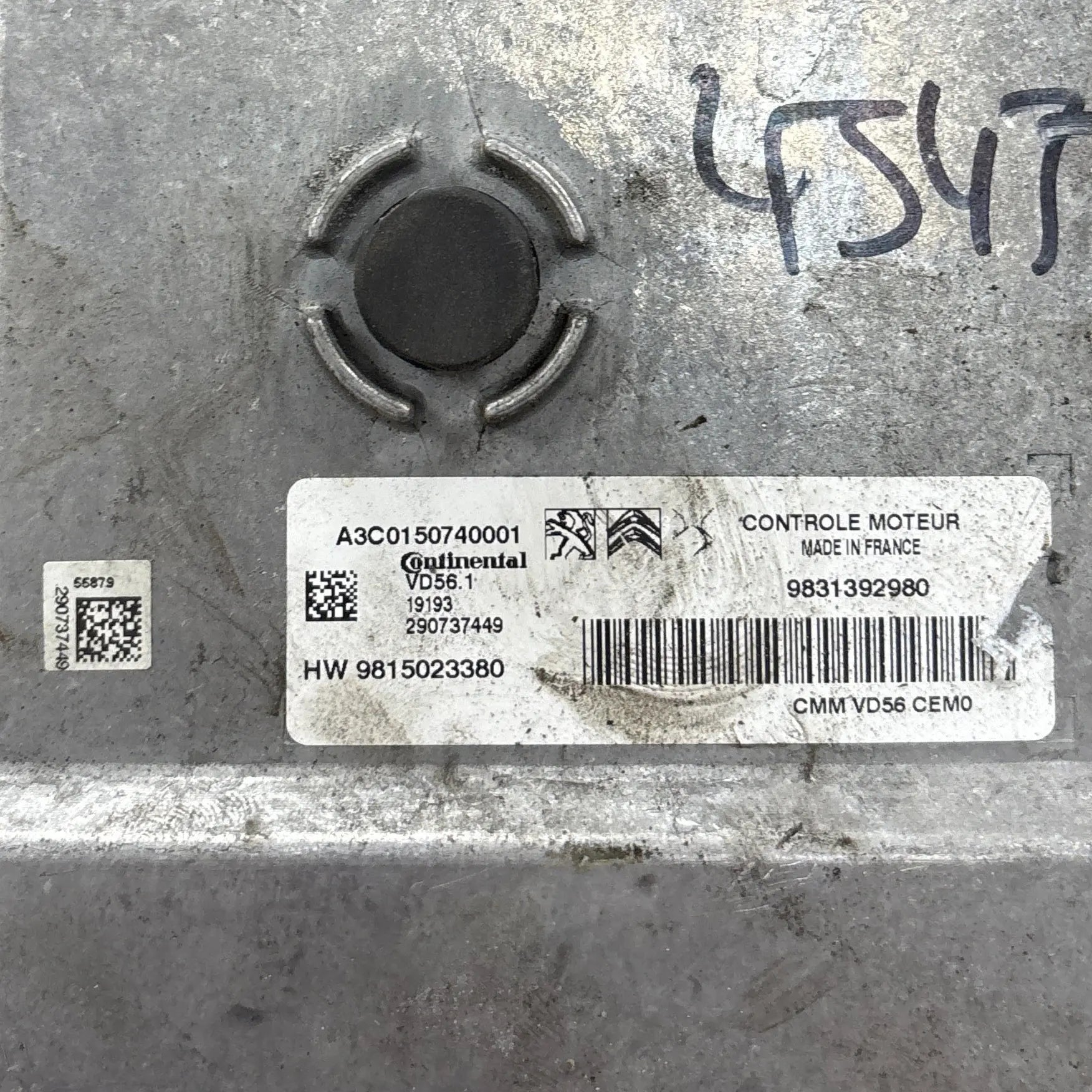 CALCULATEUR MOTEUR VD56.1 A3C0150740001 9831392980 9815023380 PSA Ma boutique
