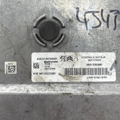 CALCULATEUR MOTEUR VD56.1 A3C0150740001 9831392980 9815023380 PSA Ma boutique
