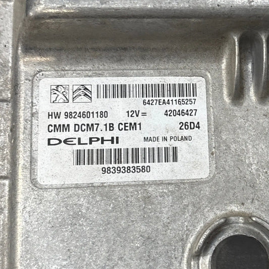 CALCULATEUR MOTEUR DCM7.1B 9839383580 9824601180 PSA Ma boutique