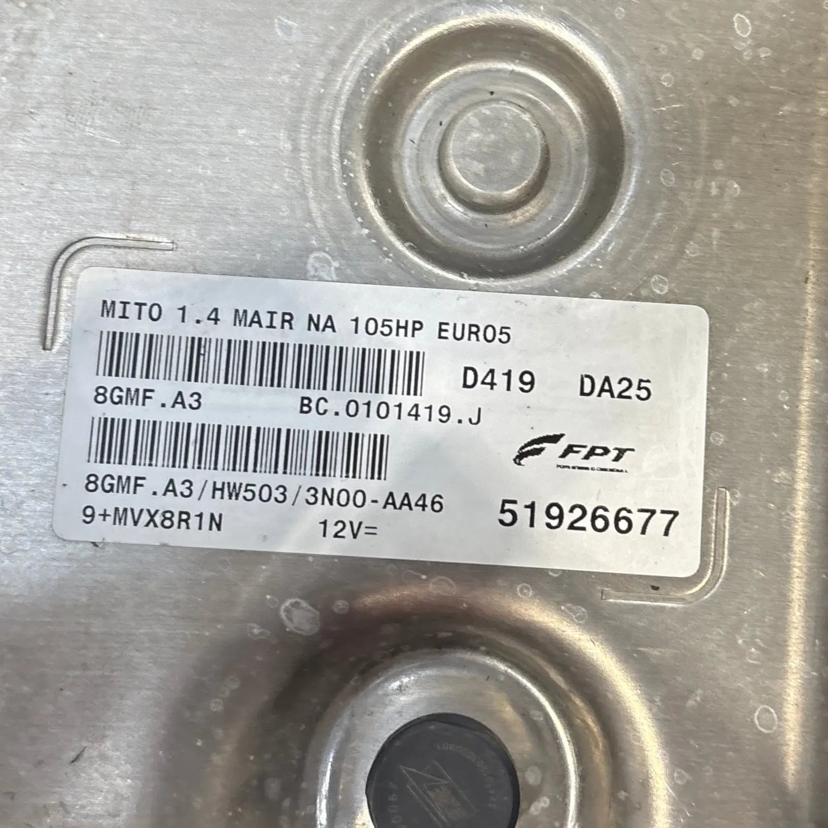 CALCULATEUR MOTEUR MJD 8GMF.A3 51926677 HW503 ALFA ROMEO Ma boutique