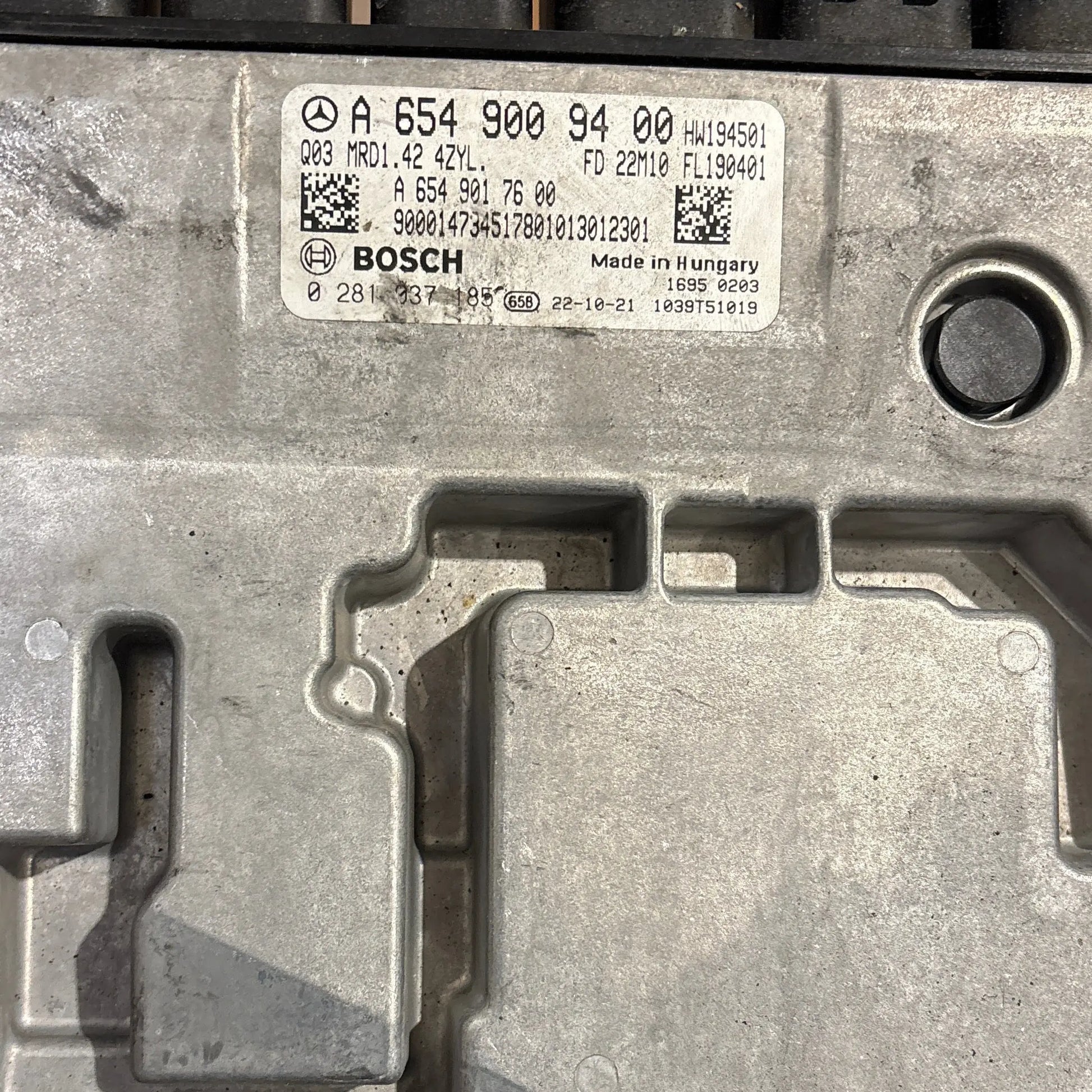 CALCULATEUR MOTEUR MRD1.42 0281937185 A6549009400 MERCEDES Ma boutique