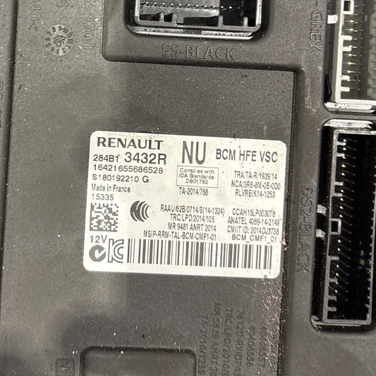 BCM NU 284B13432R S180192210G RENAULT Ma boutique