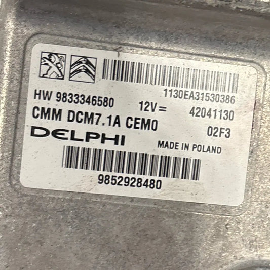 CALCULATEUR MOTEUR DCM7.1A 9852928480 9833346580 PSA Ma boutique