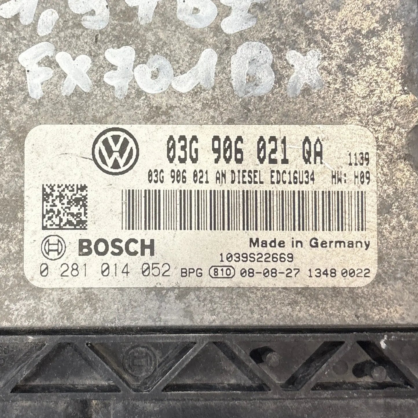 CALCULATEUR MOTEUR EDC16U34 0281014052 03G906021QA VW Ma boutique