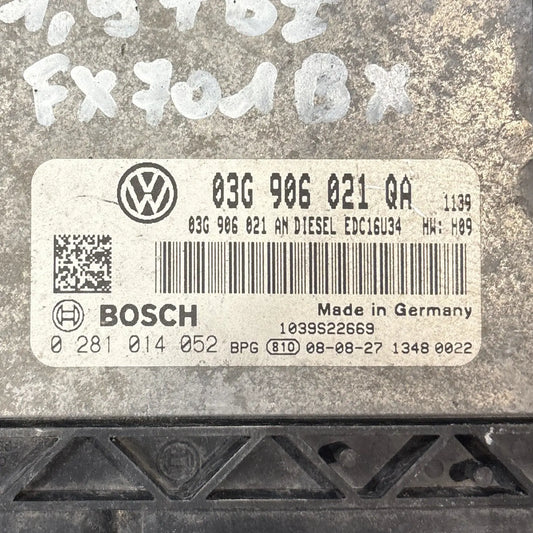 CALCULATEUR MOTEUR EDC16U34 0281014052 03G906021QA VW Ma boutique
