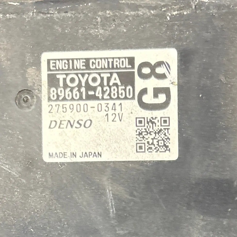 CALCULATEUR MOTEUR 89661-42850 275900-0341 TOYOTA Ma boutique