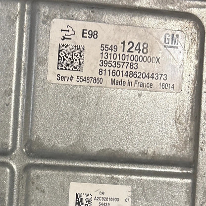 CALCULATEUR MOTEUR E98 55491248 OPEL Ma boutique