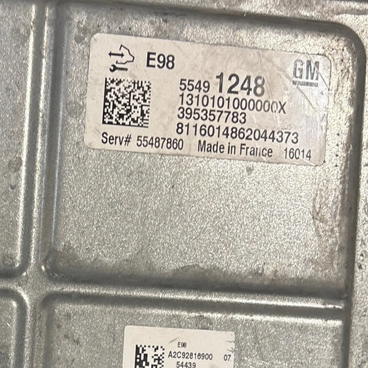 CALCULATEUR MOTEUR E98 55491248 OPEL Ma boutique