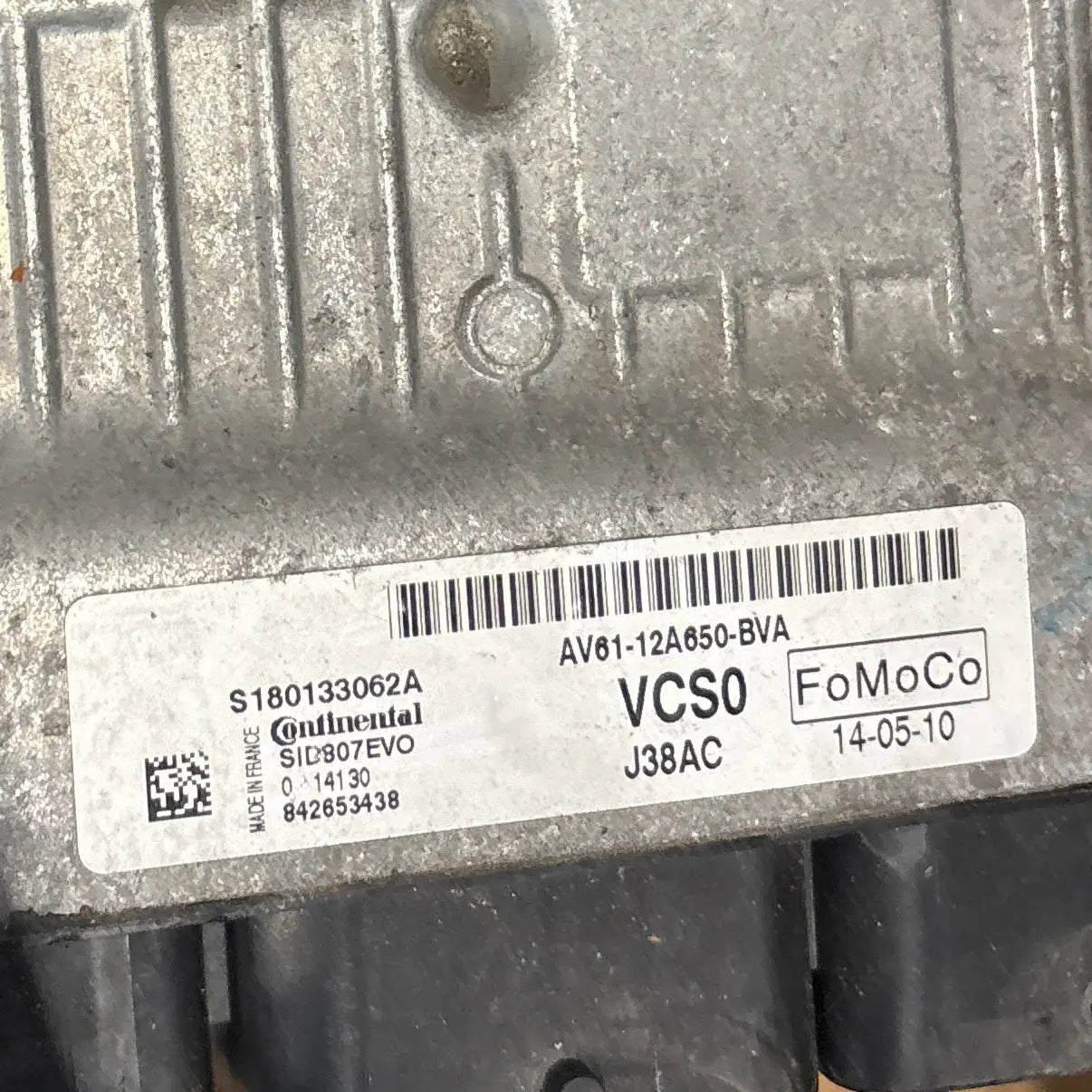 CALCULATEUR MOTEUR SID807EVO S180133062A AV61-12A650-BVA VCS0 FORD Ma boutique