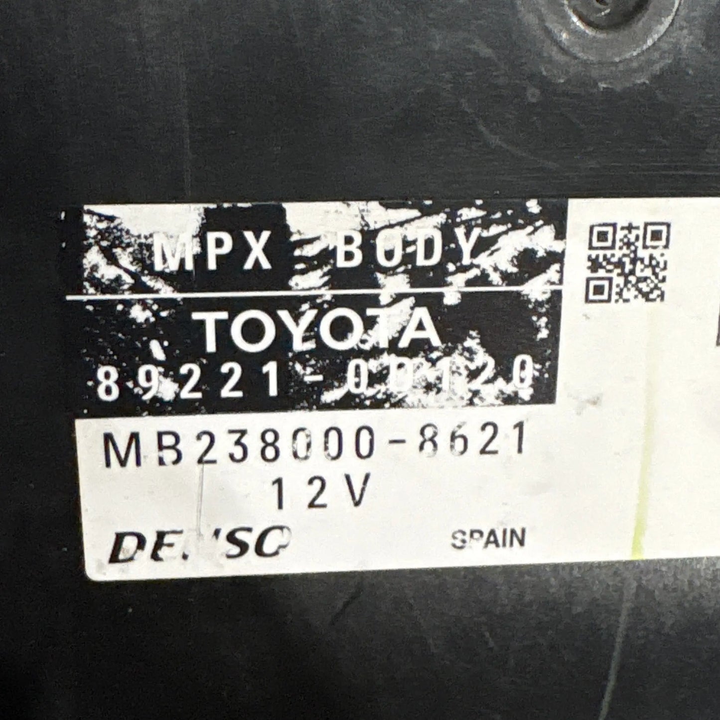BODY MB238000-8620 89221-00120 TOYOTA Ma boutique