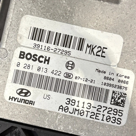 CALCULATEUR MOTEUR EDC16C39 0281013422 39113-27295 HYUNDAI Ma boutique
