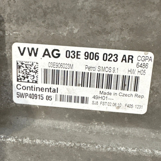 CALCULATEUR MOTEUR SIMOS 9.1 5WP4091505 03E906023AR VW Ma boutique