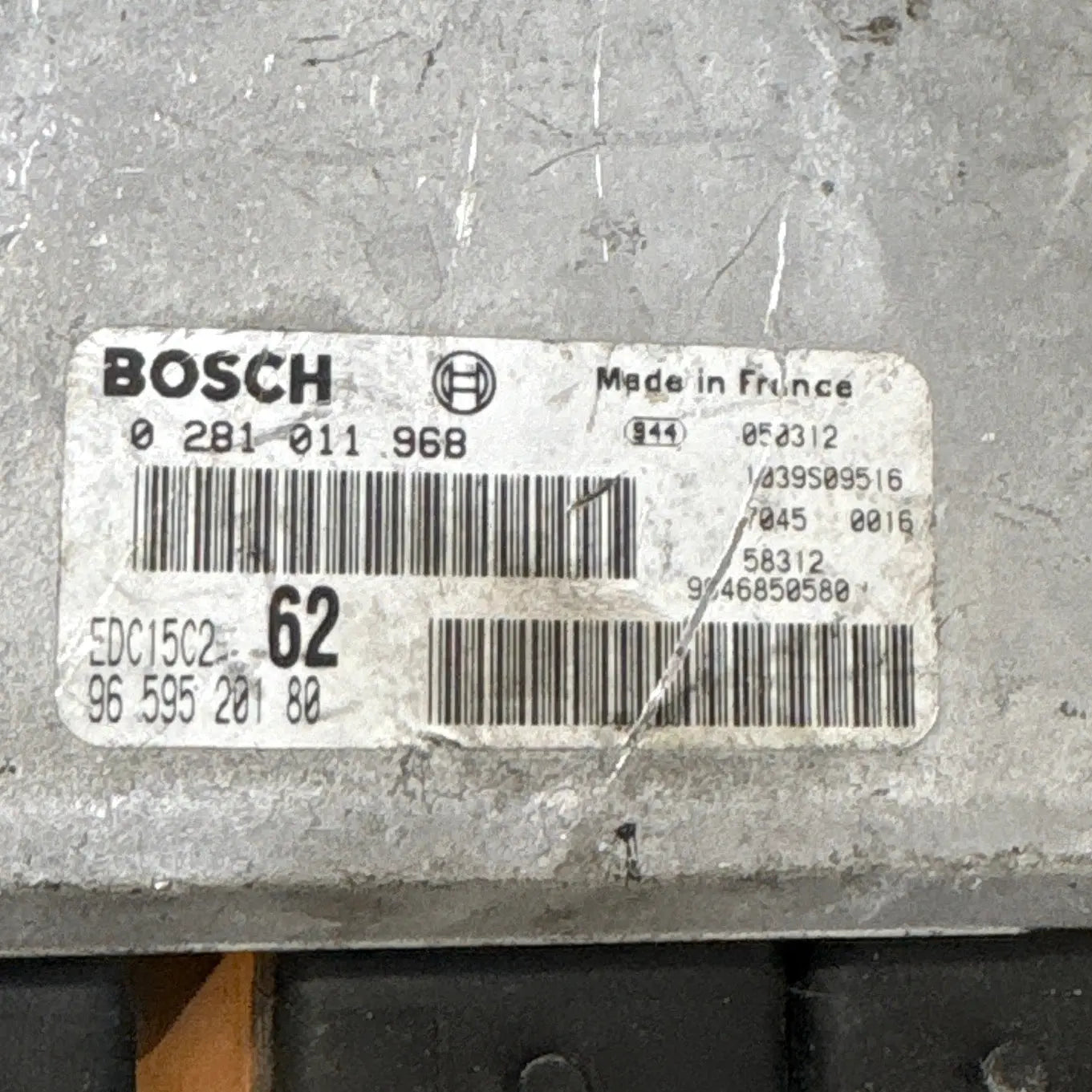 CALCULATEUR MOTEUR EDC15C2 0281011968 9659520180 PSA Ma boutique