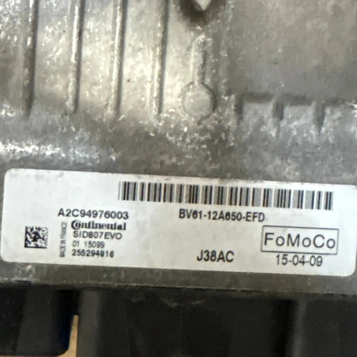 CALCULATEUR MOTEUR SID807EVO A2C94976003 BV61-12A650-EFD FORD