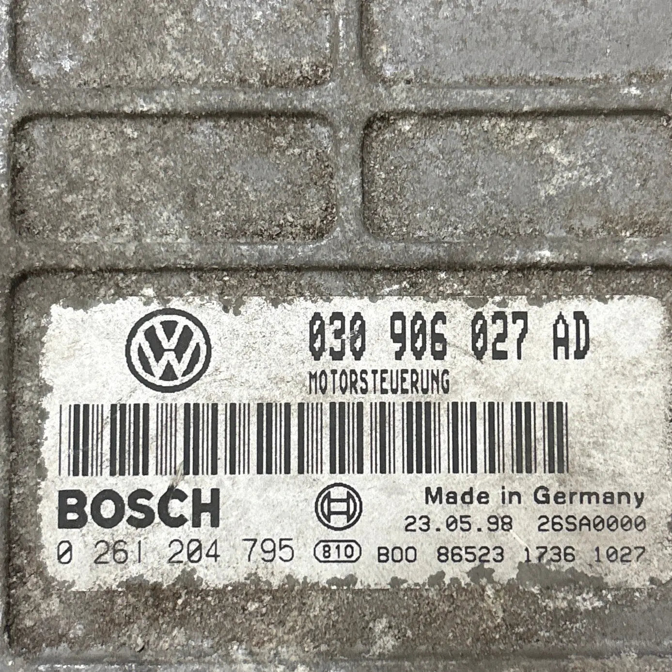 CALCULATEUR MOTEUR MP9.0 0261204795 030906027AD VW