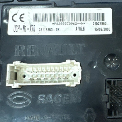 UCH-N1-X70 P8200530962--N 28115853-0B V6.6 RENAULT MASTER / MOVANO