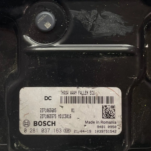CALCULATEUR MOTEUR MD1CS016 0281037163 237106560S 237106557S RENAULT Ma boutique