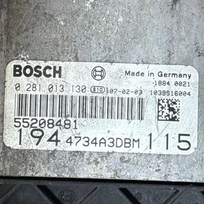 CALCULATEUR MOTEUR EDC16C39 0281013130 55208481 FIAT