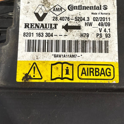 CALCULATEUR AIRBAG 8201163304 RENAULT Ma boutique