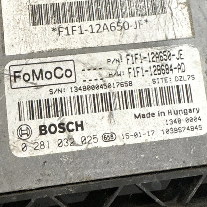 CALCULATEUR MOTEUR EDC17C70 0281032025 F1F1-12A650-JE FORD Ma boutique