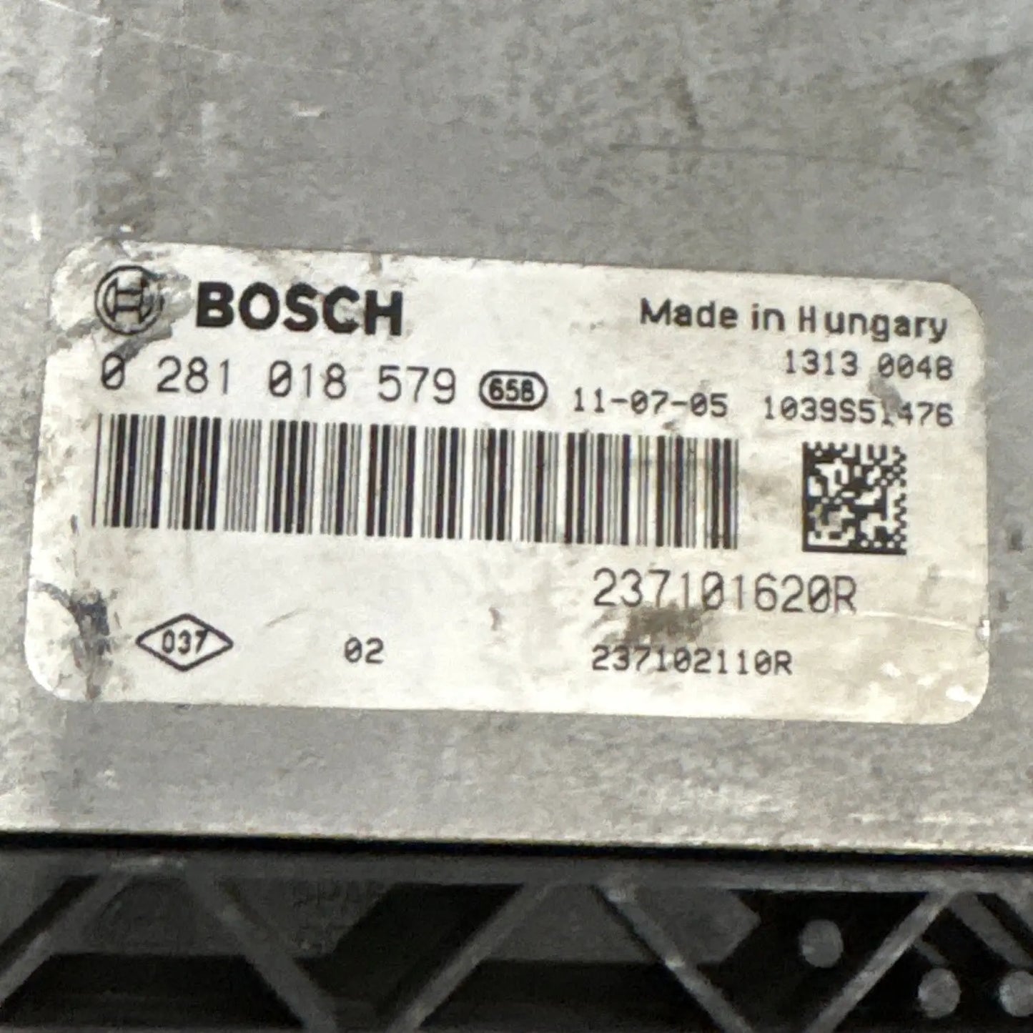 CALCULATEUR MOTEUR EDC17CP58 0281018579 237101620R 237102110R RENAULT Ma boutique