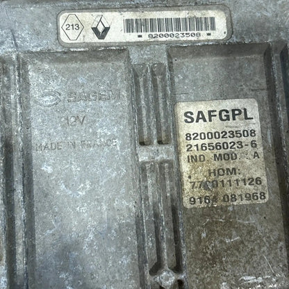 CALCULATEUR MOTEUR SAFGPL 8200023508 21656023-6 RENAULT Ma boutique