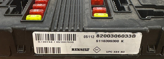 UPC X84 N3 S118399300 K 8200306033B RENAULT Ma boutique