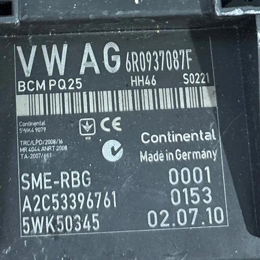 BCM PQ25 5WK50345 A2C53396761 6R0937087F VOLKSWAGEN Ma boutique
