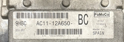 CALCULATEUR MOTEUR DCU-201 AC11-12A650-BC 9HBC FORD Ma boutique