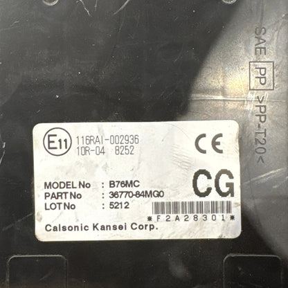 MODULE CONFORT 116RAI-002936 1OR-04 8252 36770-84MG0 SUZUKI Ma boutique