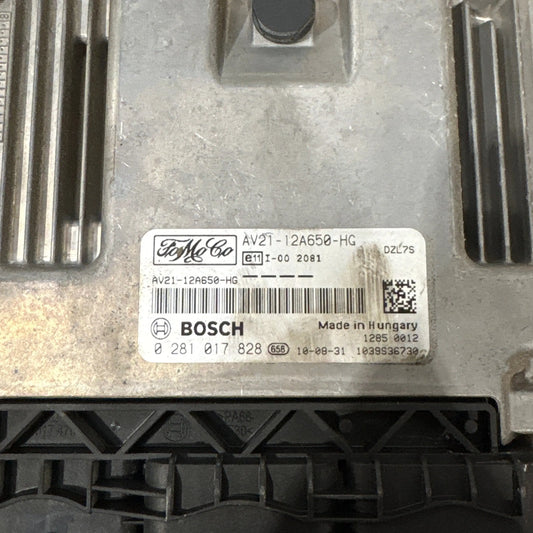 CALCULATEUR MOTEUR EDC17C10 0281017828 AV21-12A650-HG FORD Ma boutique