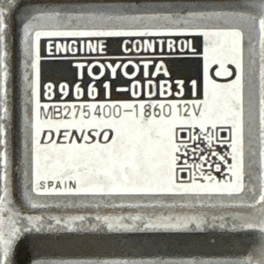 CALCULATEUR MOTEUR MB275400-1860 89661-0DB31 TOYOTA Ma boutique