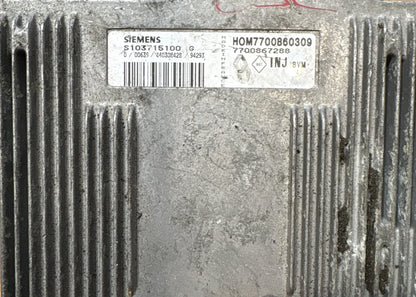 CALCULATEUR MOTEUR FENIX 5 S103715100 G 7700860309 7700867288 RENAULT grand format Ma boutique