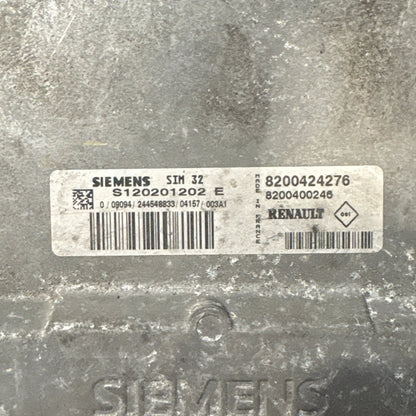 CALCULATEUR MOTEUR SIM32 S120201202E 8200424276 8200400246 RENAULT Ma boutique