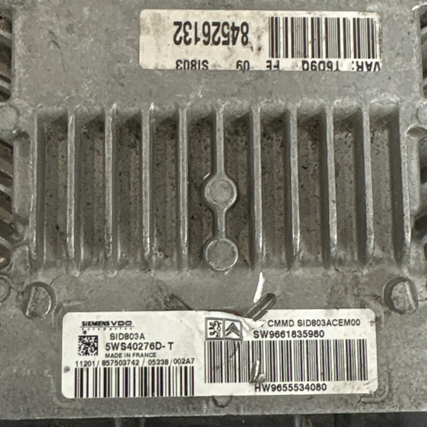 CALCULATEUR MOTEUR SID803A 5WS40276D-T 9661835980 9655534080 PSA Ma boutique