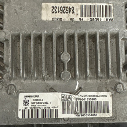 CALCULATEUR MOTEUR SID803A 5WS40276D-T 9661835980 9655534080 PSA Ma boutique