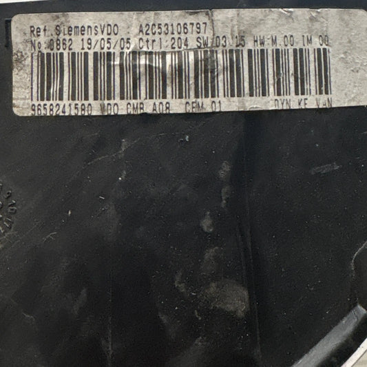 COMPTEUR 9658241580 A2C53106797 PEUGEOT 1007 Ma boutique