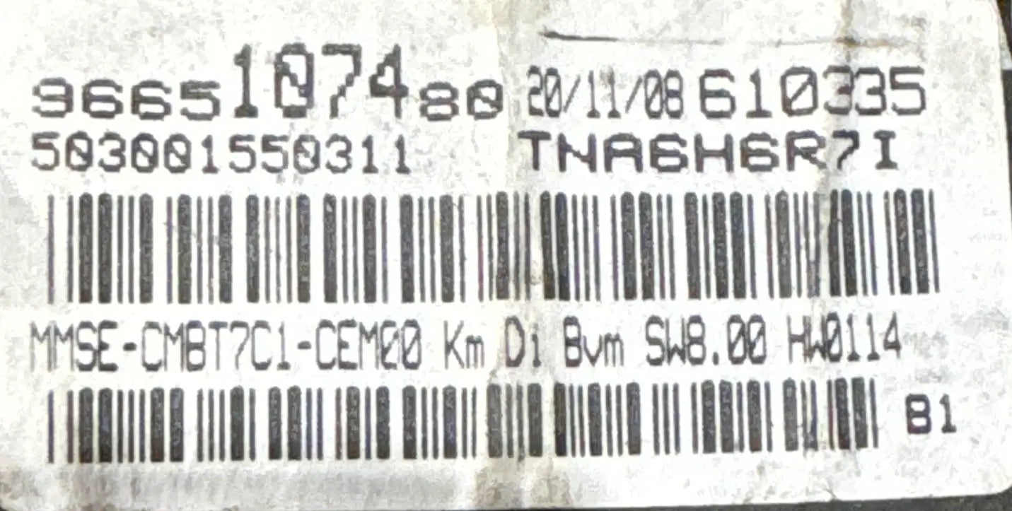 COMPTEUR 9665107480 PEUGEOT 308 Ma boutique