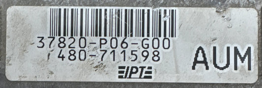 CALCULATEUR MOTEUR 37820-P06-G00 480-711598 HONDA Ma boutique