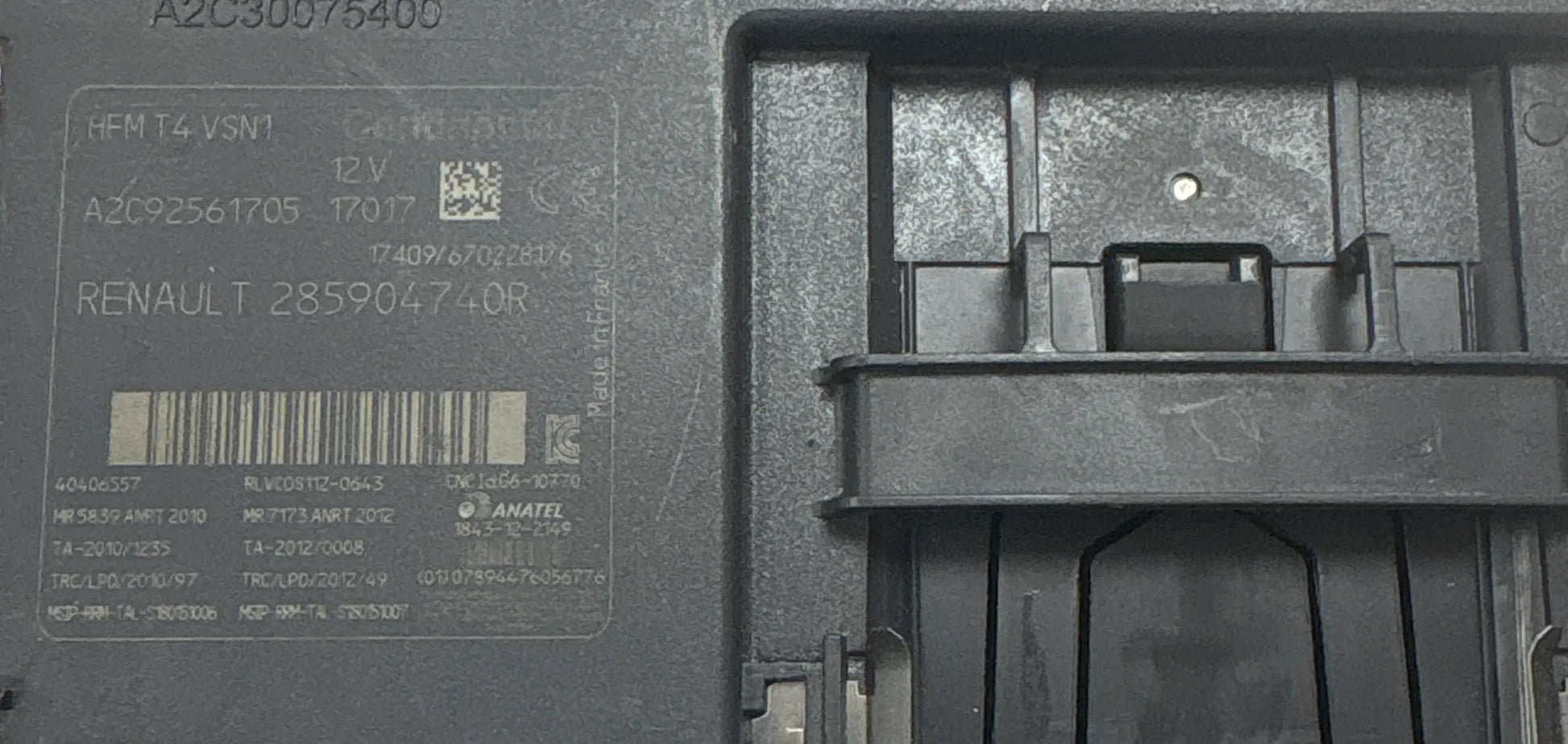 LECTEUR DE CARTE HFMT4 A2C92561705 285904740R RENAULT Ma boutique