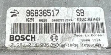 CALCULATEUR MOTEUR EDC16C39 0281014296 96836517 OPEL Ma boutique