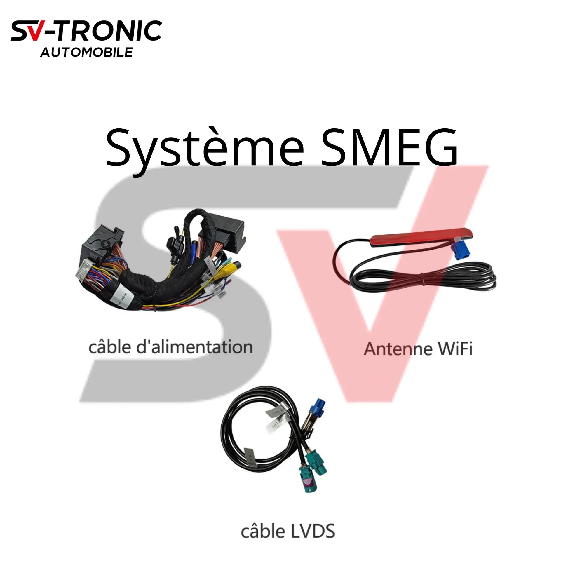 BOITIER CARPLAY PEUGEOT NAC/SMEG SV-TRONIC AUTOMOBILE