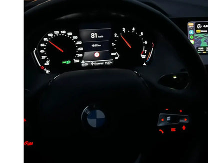 BMW compteur analogique avant remplacement par compteur digital